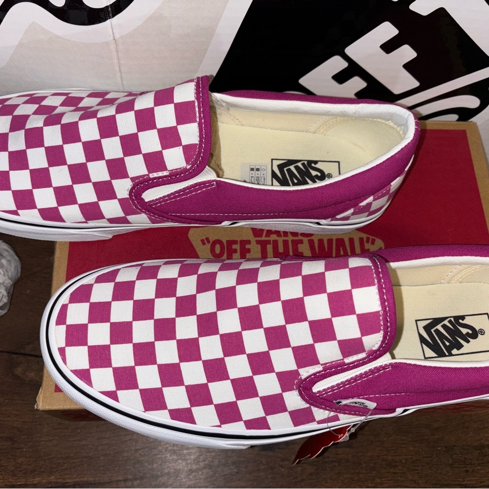 Vans Classic Slip On Checkers sz 11.5 Men’s 13.0 Women’s - Picture 11 of 12